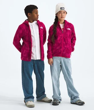 Glacier Full-Zip Hoodie für Jungen und Mädchen – Print