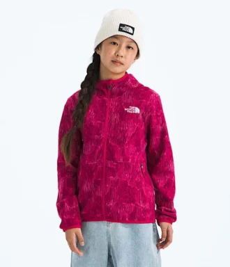 Glacier Full-Zip Hoodie für Jungen und Mädchen – Print