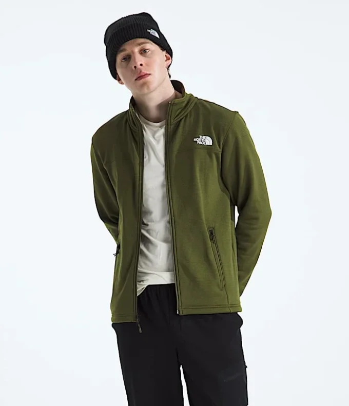 Herren-Fleecejacke Cedar Trail Grid mit durchgehendem Reißverschluss Herren-Fleecejacke Cedar Trail Grid mit durchgehendem Reißverschluss