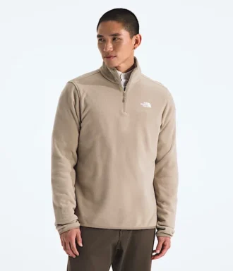 Herren-Fleecejacke mit ½-Reißverschluss