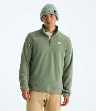Herren-Fleecejacke mit ½-Reißverschluss
