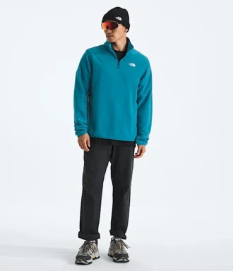 Herren-Fleecejacke mit ½-Reißverschluss