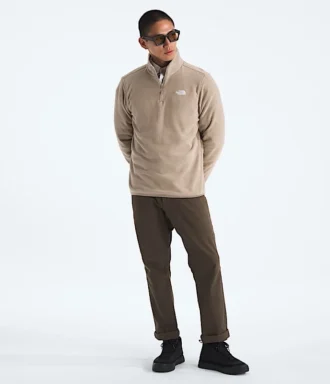 Herren-Fleecejacke mit ½-Reißverschluss