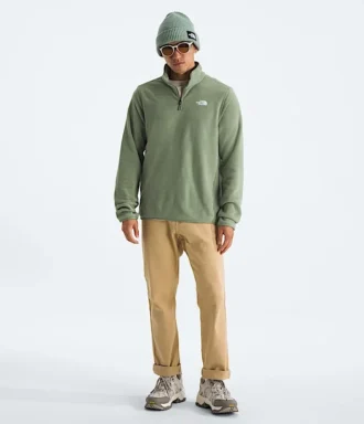Herren-Fleecejacke mit ½-Reißverschluss
