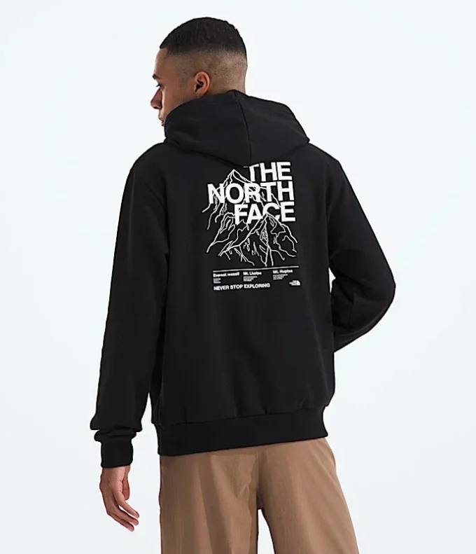 Herren-Hoodie Evolution Half Dome – Grafik Herren-Hoodie Evolution Half Dome – Grafik
