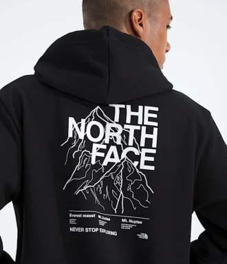 Herren-Hoodie Evolution Half Dome – Grafik