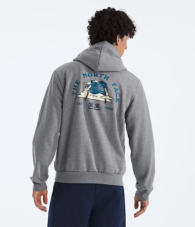 Herren-Hoodie Evolution Travel-Cloud – Grafik Herren-Hoodie Evolution Travel-Cloud – Grafik