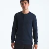 Herren-Langarm-Henley mit Waffelmuster Herren-Langarm-Henley mit Waffelmuster