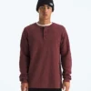 Herren-Langarm-Henley mit Waffelmuster Herren-Langarm-Henley mit Waffelmuster