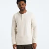 Herren-Langarm-Henley mit Waffelmuster Herren-Langarm-Henley mit Waffelmuster