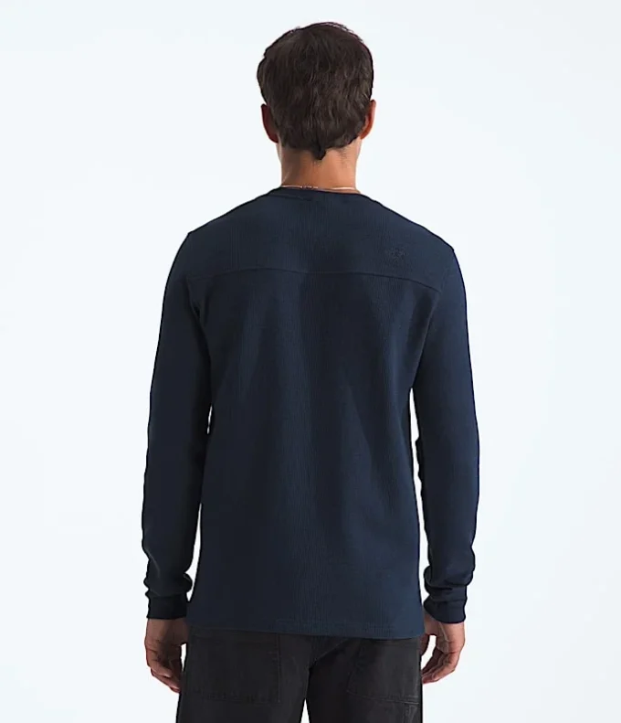 Herren-Langarm-Henley mit Waffelmuster Herren-Langarm-Henley mit Waffelmuster