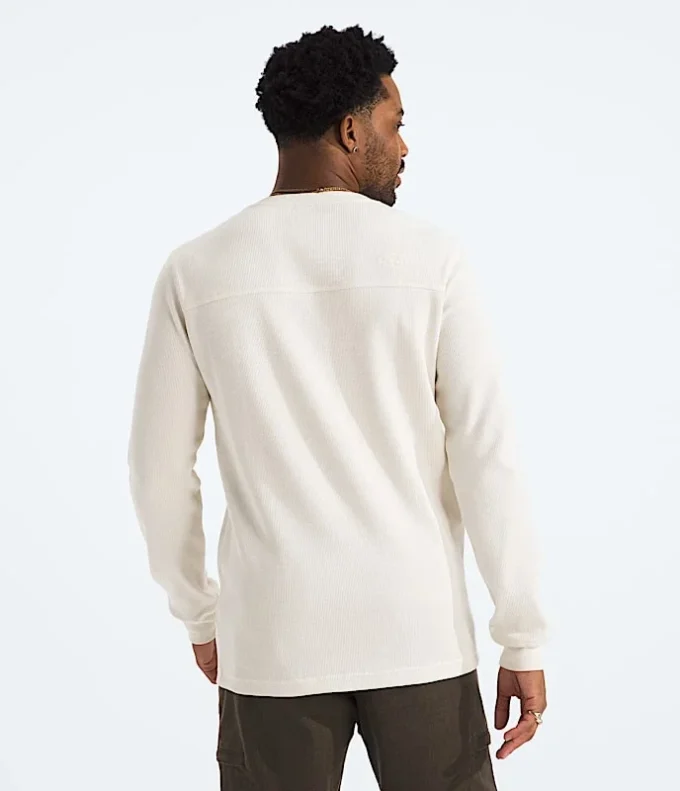 Herren-Langarm-Henley mit Waffelmuster Herren-Langarm-Henley mit Waffelmuster