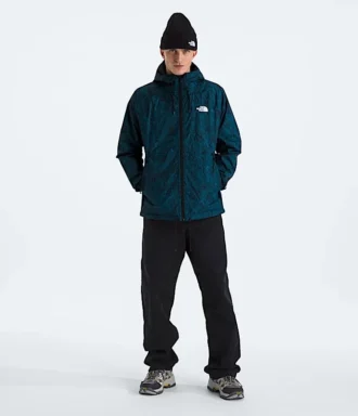 Herren-Regenjacke Antora mit Kapuze – Print