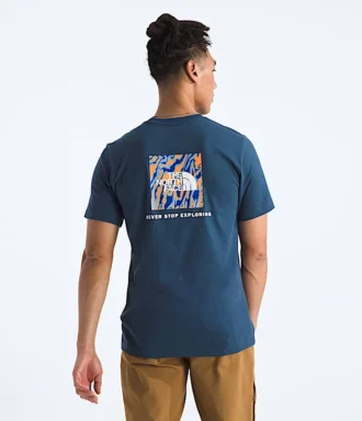 Herren-T-Shirt Core Wavy Lines Box NSE mit kurzen Ärmeln