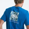 Herren-T-Shirt Core Wavy Lines Box NSE mit kurzen Ärmeln