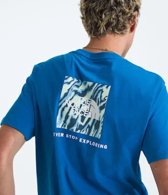 Herren-T-Shirt Core Wavy Lines Box NSE mit kurzen Ärmeln