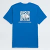 Herren-T-Shirt Core Wavy Lines Box NSE mit kurzen Ärmeln