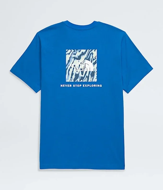 Herren-T-Shirt Core Wavy Lines Box NSE mit kurzen Ärmeln