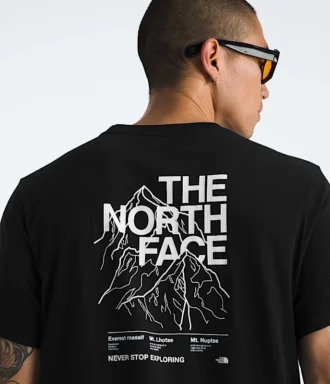 Herren-T-Shirt Evolution Half Dome mit kurzen Ärmeln – Grafik