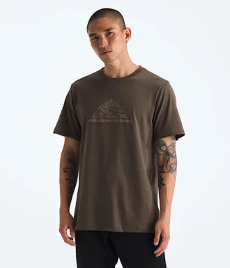 Herren-T-Shirt Evolution Mtn Base mit kurzen Ärmeln – Grafik