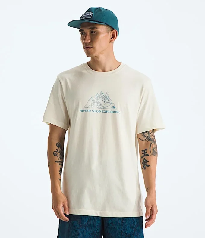 Herren-T-Shirt Evolution Mtn Base mit kurzen Ärmeln – Grafik Herren-T-Shirt Evolution Mtn Base mit kurzen Ärmeln – Grafik