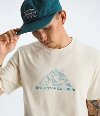Herren-T-Shirt Evolution Mtn Base mit kurzen Ärmeln – Grafik