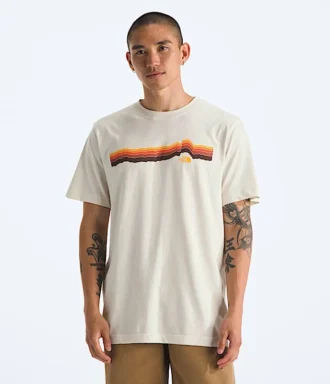 Herren-T-Shirt Evolution Tequila Sunrise mit kurzen Ärmeln – Grafik