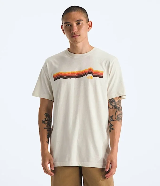 Herren-T-Shirt Evolution Tequila Sunrise mit kurzen Ärmeln – Grafik Herren-T-Shirt Evolution Tequila Sunrise mit kurzen Ärmeln – Grafik