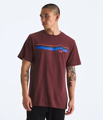 Herren-T-Shirt Evolution Tequila Sunrise mit kurzen Ärmeln – Grafik
