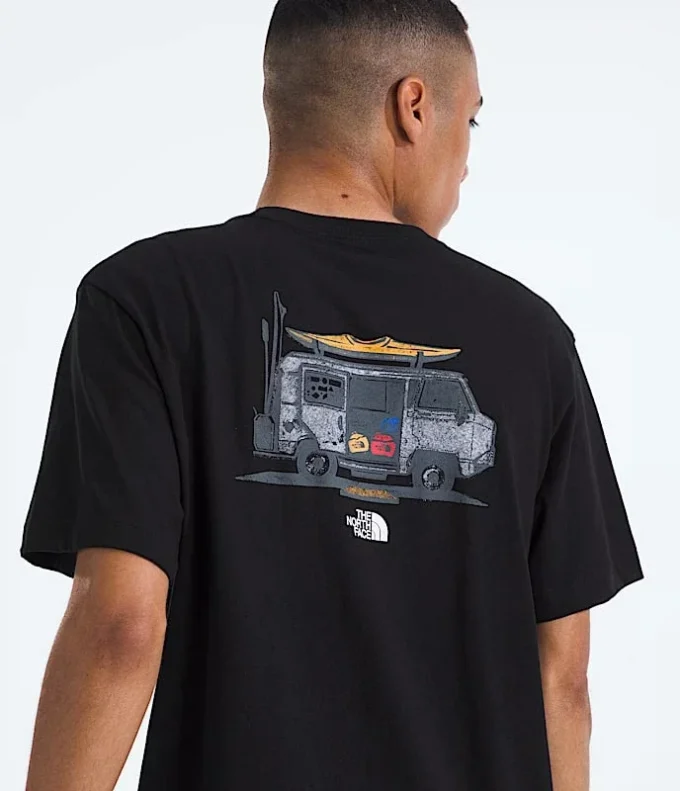 Herren-T-Shirt Evolution Van Life mit Kurzarm – Grafik