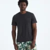 Herren-T-Shirt mit kurzen Ärmeln aus Tri-Blend-Material Herren-T-Shirt mit kurzen Ärmeln aus Tri-Blend-Material