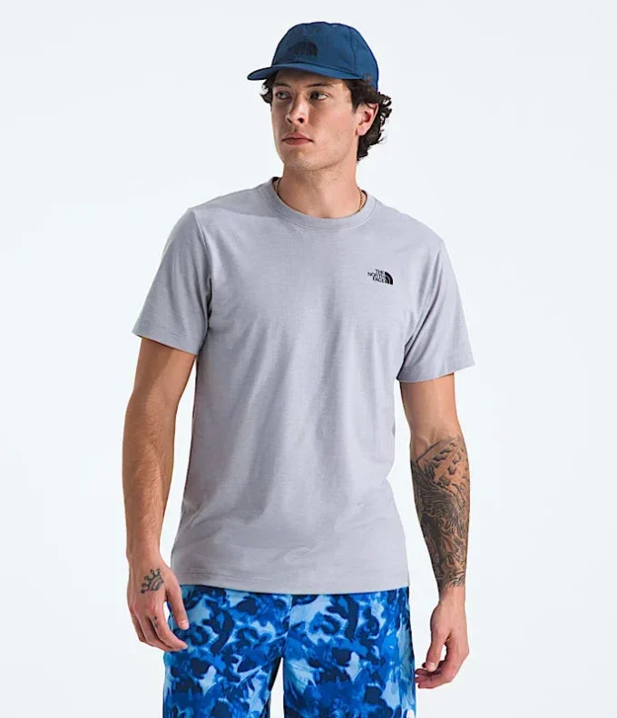 Herren-T-Shirt mit kurzen Ärmeln aus Tri-Blend-Material Herren-T-Shirt mit kurzen Ärmeln aus Tri-Blend-Material