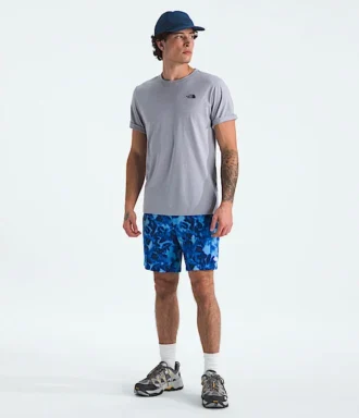 Herren-T-Shirt mit kurzen Ärmeln aus Tri-Blend-Material