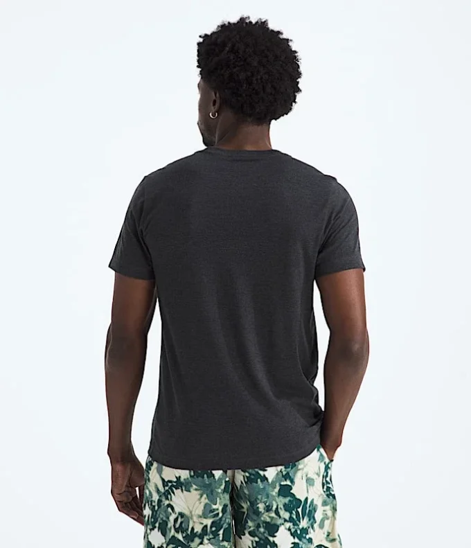 Herren-T-Shirt mit kurzen Ärmeln aus Tri-Blend-Material Herren-T-Shirt mit kurzen Ärmeln aus Tri-Blend-Material