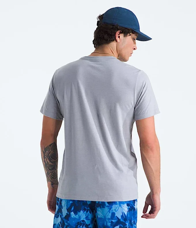 Herren-T-Shirt mit kurzen Ärmeln aus Tri-Blend-Material Herren-T-Shirt mit kurzen Ärmeln aus Tri-Blend-Material