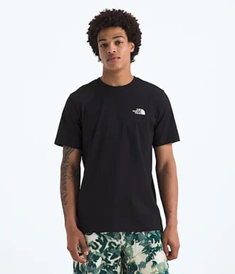 Herren-T-Shirt mit kurzen Ärmeln und einfachem Dome-Ausschnitt