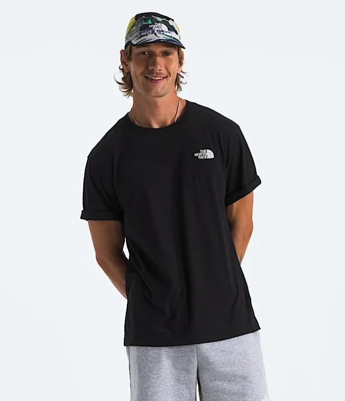 Herren-T-Shirt mit kurzen Ärmeln und Evolution Box Fit Herren-T-Shirt mit kurzen Ärmeln und Evolution Box Fit