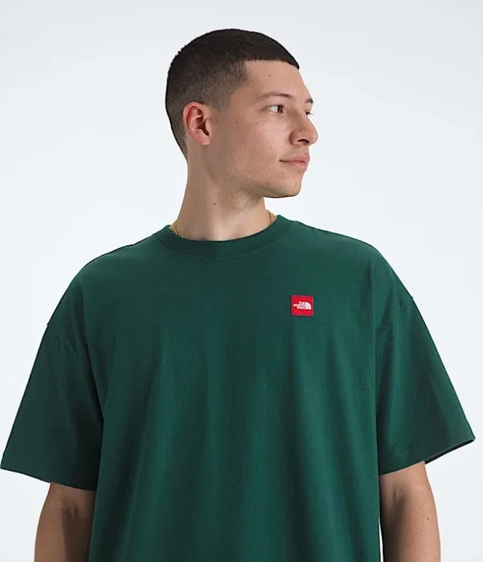 Herren-T-Shirt TNF™ Red Box mit kurzen Ärmeln