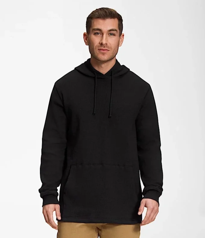 Herren-Waffel-Hoodie Herren-Waffel-Hoodie