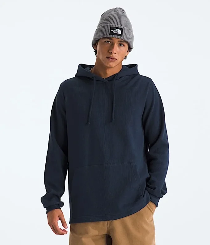 Herren-Waffel-Hoodie Herren-Waffel-Hoodie
