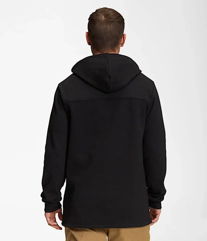 Herren-Waffel-Hoodie Herren-Waffel-Hoodie