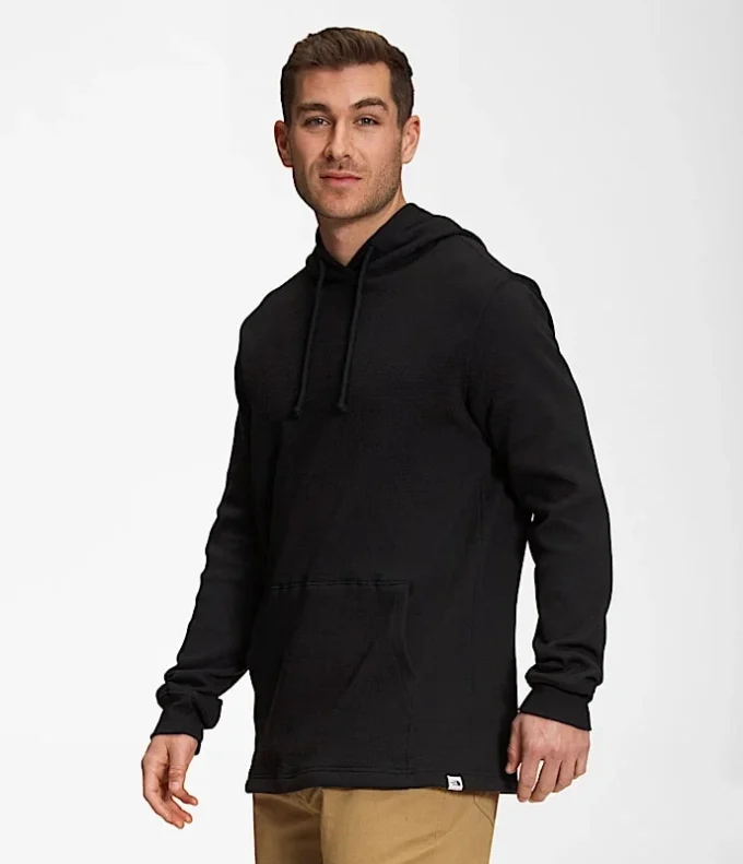 Herren-Waffel-Hoodie Herren-Waffel-Hoodie