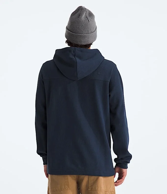 Herren-Waffel-Hoodie Herren-Waffel-Hoodie
