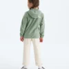 Kinder-Kapuzenjacke mit durchgehendem Reißverschluss Kinder-Kapuzenjacke mit durchgehendem Reißverschluss