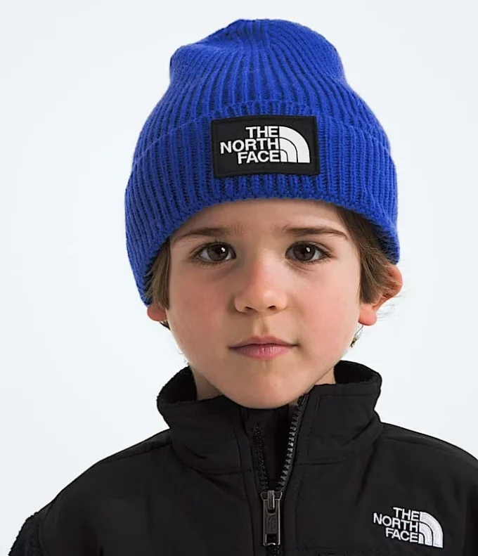 Kinder-Mütze mit Umschlag und TNF™-Logo Kinder-Mütze mit Umschlag und TNF™-Logo