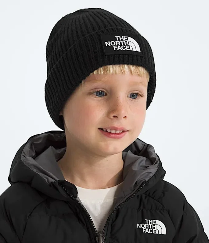 Kinder-Mütze mit Umschlag und TNF™-Logo Kinder-Mütze mit Umschlag und TNF™-Logo