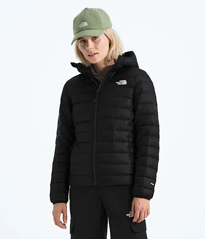 Klassische Daunenjacke mit Kapuze für Damen Klassische Daunenjacke mit Kapuze für Damen