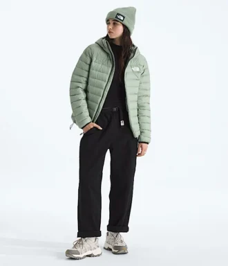 Klassische Daunenjacke mit Kapuze für Damen