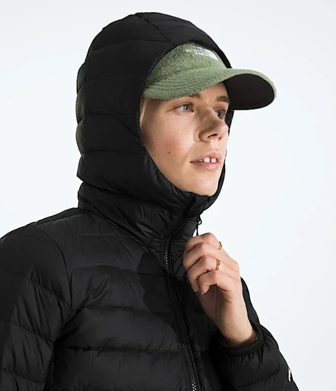 Klassische Daunenjacke mit Kapuze für Damen Klassische Daunenjacke mit Kapuze für Damen