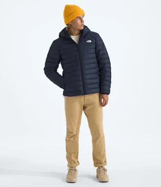 Klassische Daunenjacke mit Kapuze für Herren